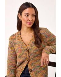 Roman - Nep Button Detail Cardigan - Lyst