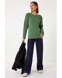 Roman - Yoke Stitch Detail Jumper - Lyst