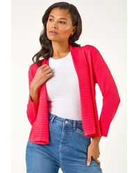 Roman - Ribbed Detail Shrug - Lyst