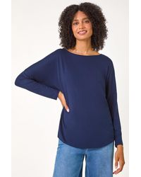 Roman - Long Sleeve Stretch Top - Lyst