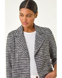 Roman - Textured Check Blazer - Lyst