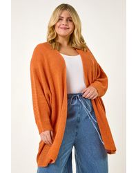 Roman Curve - Light Weight Knit Cardigan - Lyst