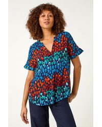 Roman - Abstract Spot Print Tunic - Lyst