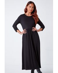 Roman Petite - Stretch Jersey Midi Dress - Lyst