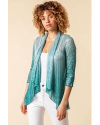 Roman - Ombre Metallic Plisse Kimono - Lyst
