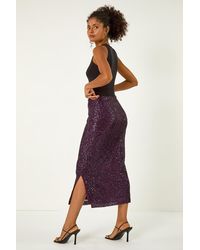 D.u.s.k - Sequin Pencil Skirt - Lyst
