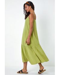 D.u.s.k - Strappy Tiered Maxi Dress - Lyst