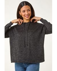 Roman - Soft Touch Drawstring Hoodie - Lyst