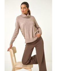 Roman - Soft Roll Neck Knit Jumper - Lyst