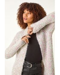 Roman - Fluffy Sparkle Cardigan - Lyst