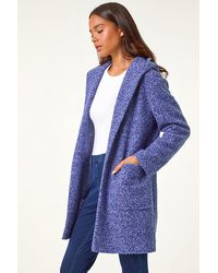 Roman Petite - Hooded Edge To Edge Coatigan - Lyst
