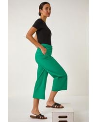 Roman - Cotton Culotte Trousers - Lyst