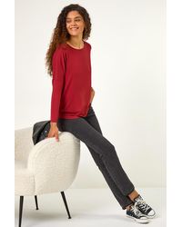Roman - Long Sleeve Stretch Top - Lyst