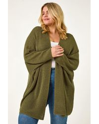 Roman Curve - Light Weight Knit Cardigan - Lyst