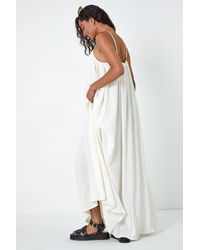 D.u.s.k - Woven Strappy Maxi Dress - Lyst