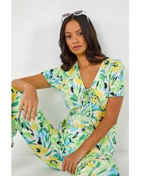 D.u.s.k - Floral Motif Tie Top - Lyst