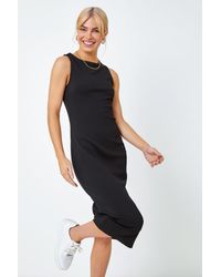 Roman - Dusk Fashion Sleeveless Midi Stretch Dress - Lyst