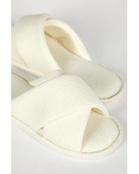 Roman - Waffle Crossover Slipper - Lyst
