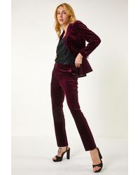 D.u.s.k - Velvet Cigarette Stretch Trouser - Lyst