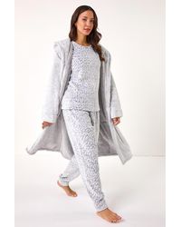 Roman - Animal Print Pyjama Lounge Set - Lyst