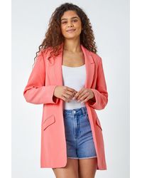 Roman - Longline Blazer Jacket - Lyst