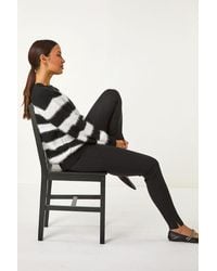 Roman - Fleece Lined Stretch Bengaline Trouser - Lyst