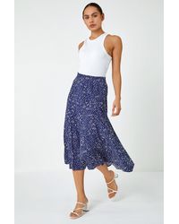 D.u.s.k - Confetti Spot Print A Line Midi Skirt - Lyst