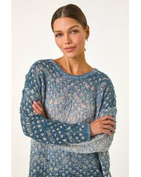 Roman - Ombre Chevron Knit Jumper - Lyst