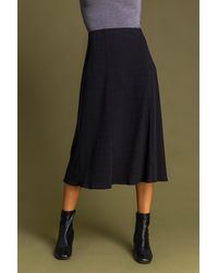 Roman - Ribbed Midi Length Skirt - Lyst