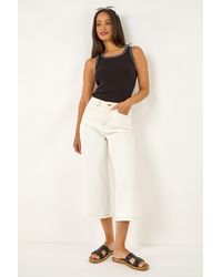 D.u.s.k - High Waist Pocket Detail Culottes - Lyst