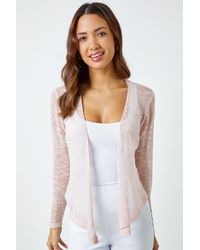 Roman - Lightweight Knitted Shrug - Lyst