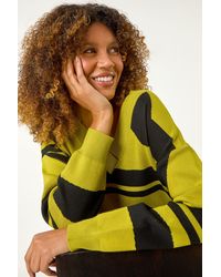 Roman - Abstract Print Button Detail Jumper - Lyst