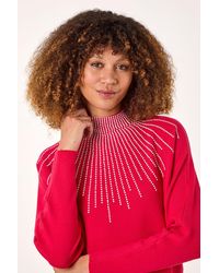 Roman - Moonburst Embellished Detail Jumper - Lyst
