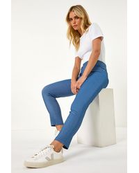 Roman Petite - Bengaline Stretch Jean Trouser - Lyst