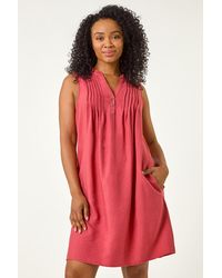Roman Petite - Pintuck Pocket Dress - Lyst