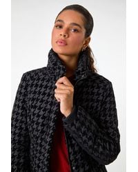 Roman - Dogtooth Flock Coat - Lyst