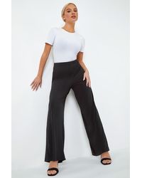 Roman Petite - Wide Leg Stretch Trouser - Lyst