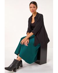 Roman - Knitted Midi Stretch Skirt - Lyst