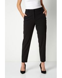 Roman - High Waist Slim Stretch Trousers - Lyst