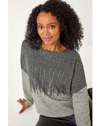 Roman Petite - Sparkle Hotfix Knit Jumper - Lyst
