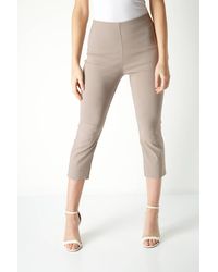 Roman - Cropped Stretch Holiday Capri Trousers - Lyst