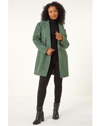 Roman Petite - Buttoned Coat - Lyst