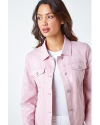 Roman - Stretch Button Detail Blazer - Lyst