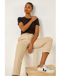 Roman - Cotton Stretch Chino Trousers - Lyst