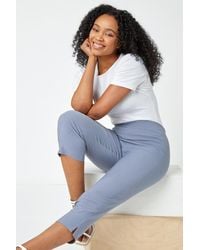 Roman Petite - Cropped Stretch Trouser - Lyst