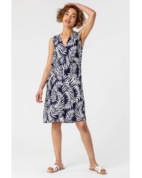 coast sadie feather trim shift dress