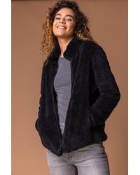 Roman - Soft Sherpa Fleece Jacket - Lyst