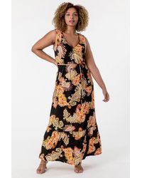 Roman Curve - Paisley Print Maxi Dress - Lyst