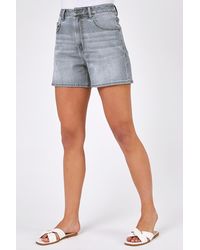 Roman - Washed Denim Stretch Shorts - Lyst