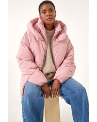 Roman - Oversized Padded Hooded Coat - Lyst